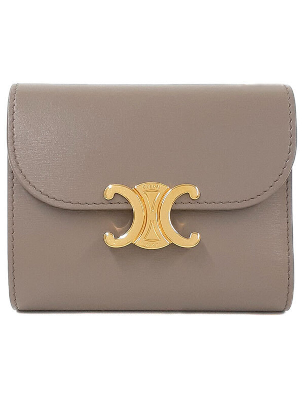 Celine Triomphe Flap Wallet Tri fold Short